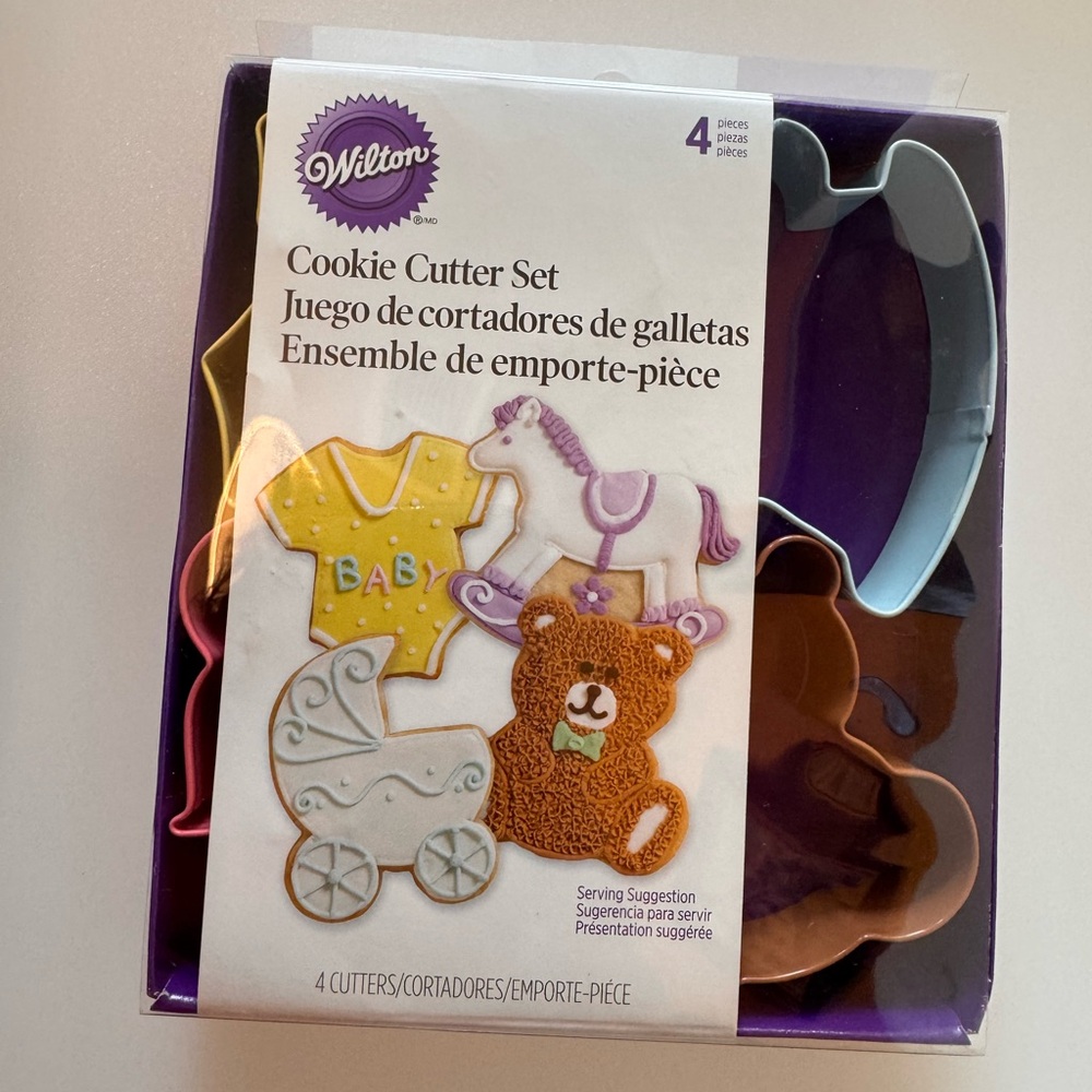Wilton Purple Cookie Cutter Set